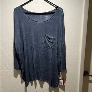 Mossimo Supply Co. Charcoal Long Sleeve Top